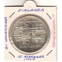 FINLANDIA 10 Markkaa Argento Fdc  50° ann. Indipendenza 1967 